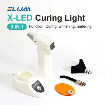 Dental X-LED curing light cure whitening and measurement 3 in 1 UV curing machine Denspay dental wireless cordless LED Cure