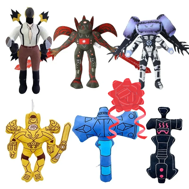

Skibidi Toilet Plush Titans TV Man Titan Computer Man Toy Titans Drill Man Titan TV Super Electric Drill King Plushie Soft Toy