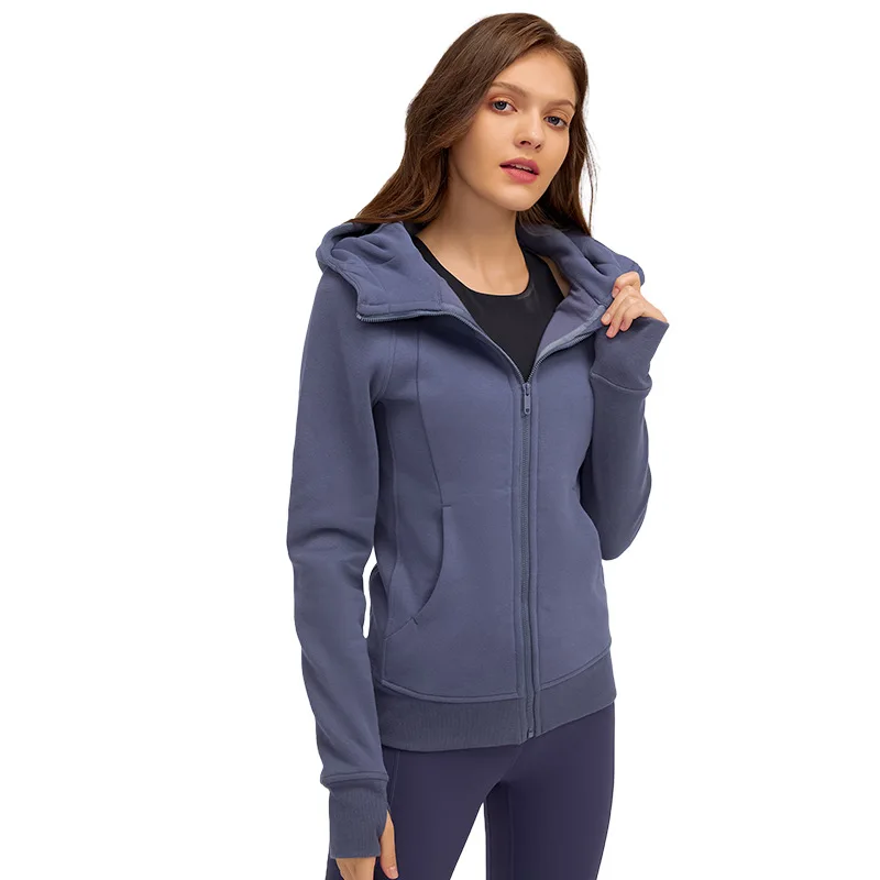 2024 Woman's Hooded Sweatshirt New In Hoodies & Sweatshirts for Women Female Zip-up Plain Casual Coat Ladies Sport Clothes Wear