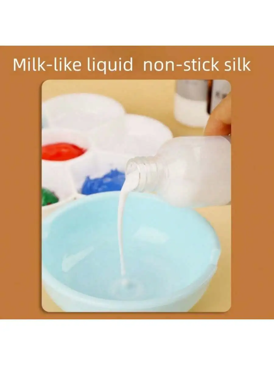 1 bottiglia/miscela acrilica da 100 ml, materiali artistici Miscela per pittura fluida, vernice acrilica lucida più sottile