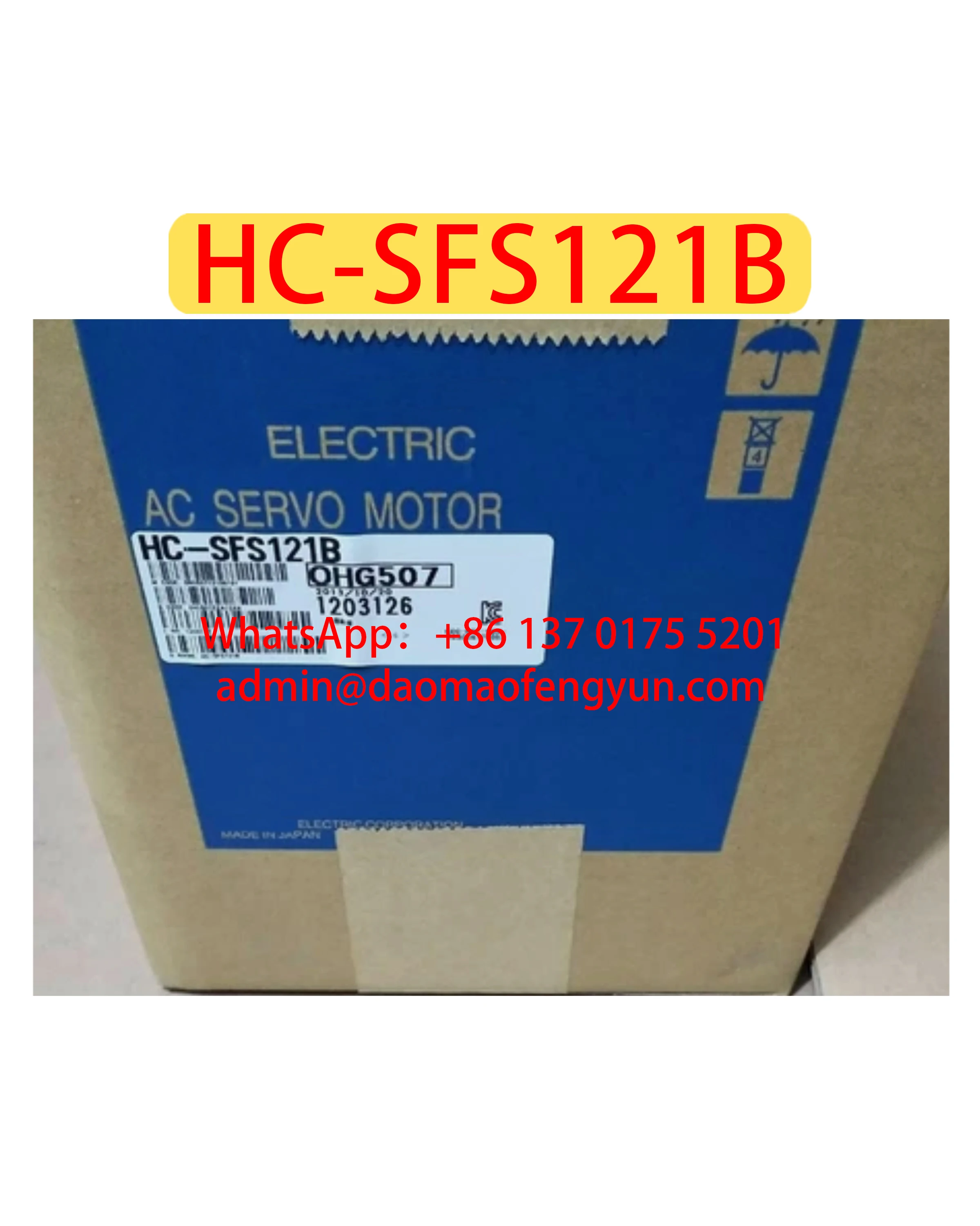 

HC-SFS121B Brand New Servo Motor Original Genuine，Fast shipping