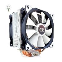 AEE9-SNOWMAN MT6 CPU Cooler With 12Cm Fan 6 Heat Pipes, 4 Pin PWM Desktop Heatsink For Efficient Thermal Management