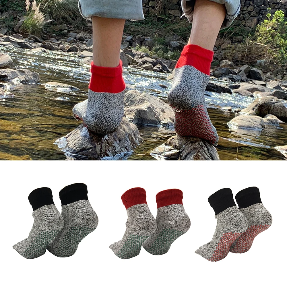 5-Toes Anti-cut Socks 5-level Cut Resistance Protective Socks Sports Sock Non-slip Outdoor Beach Diving Swim Yoga Wear-resistant