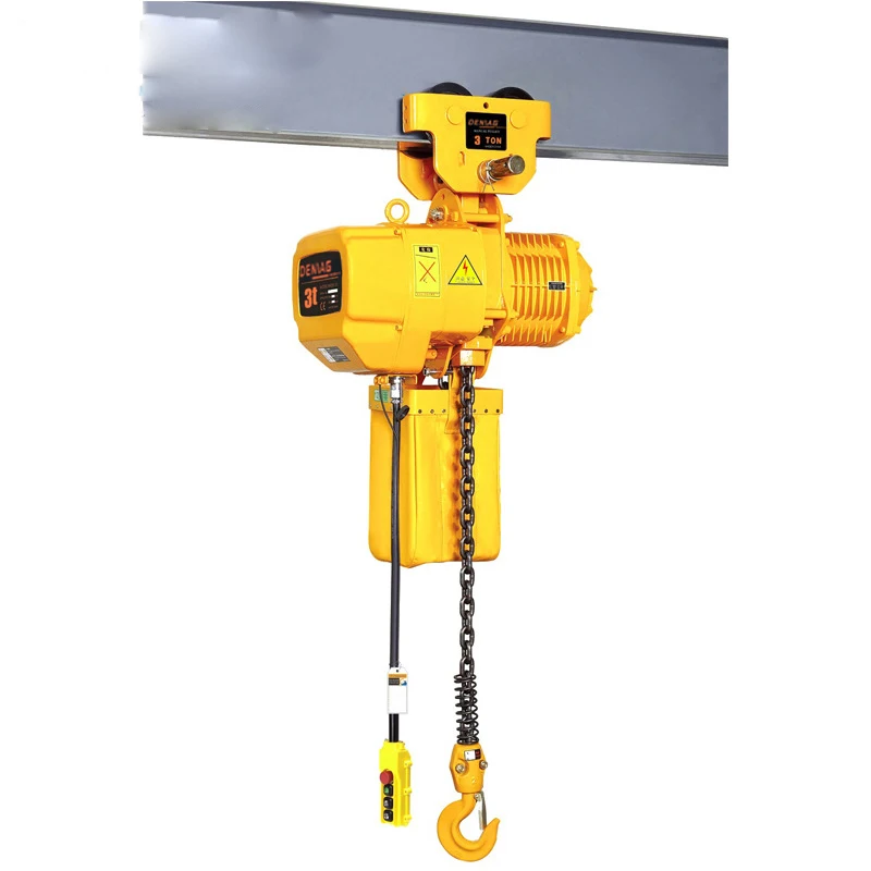 Remote Control Bag Stage Mode Pull Lift Manual Lifting 11.5 2 3 5 Ton Electric Chain Block Hoist with Electric Trolley with Hook