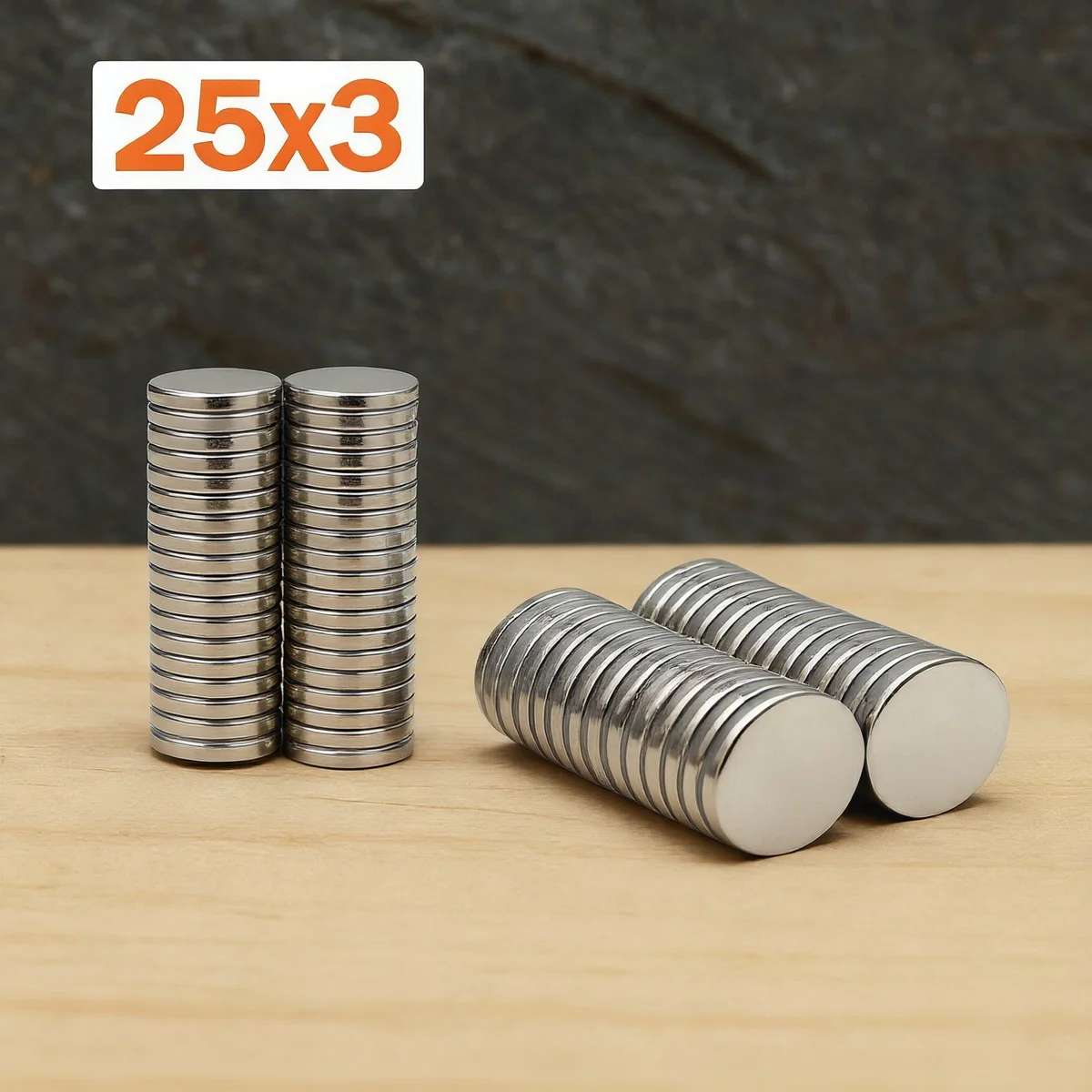 

25x3mm Super Strong Magnet N35 Round Magnetic NdFeB Neodymium Magnet Powerful Disc imanes Refrigerator Magnets ﻿
