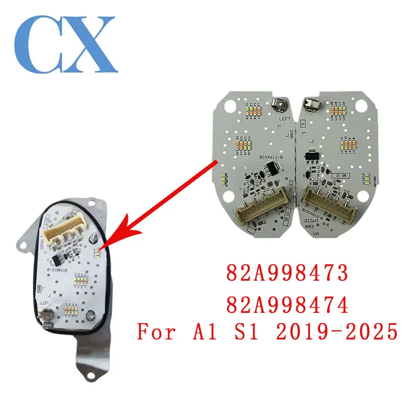 

New 82A998473 82A998474 Headlight LED Module Light panel For AUDI A1 S1 2018-2023 DRL Light Source Module