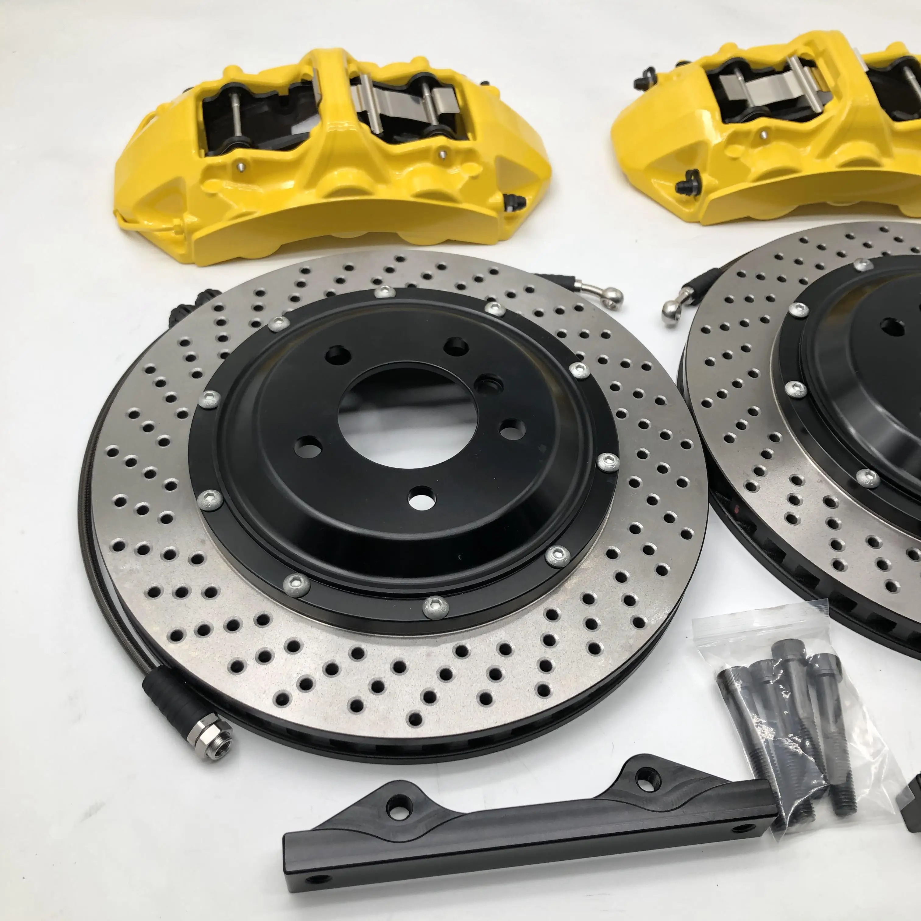 Front Big Brake Kit 6 Piston Caliper With Rotor BBK Brake System For CRV Turbo Prestige