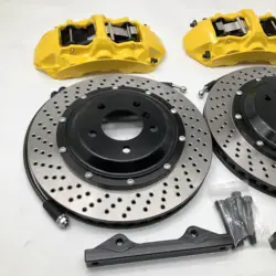 Front Big Brake Kit 6 Piston Caliper With Rotor BBK Brake System For CRV Turbo Prestige