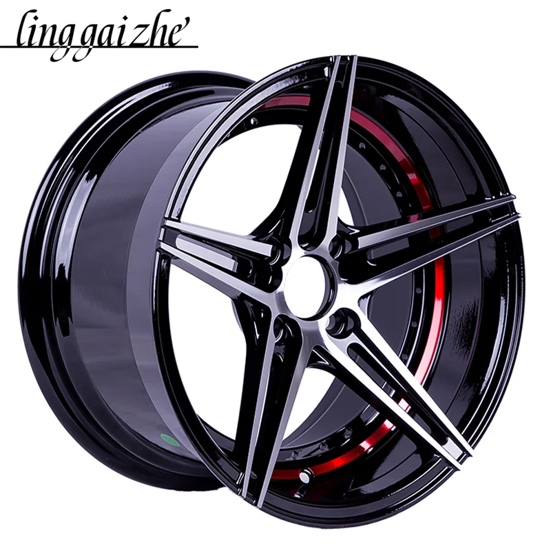 Cast aluminum alloy wheel factory wholesaler,15 inch 4X100 Suitable for Honda Fit YARIS L BMW MINI