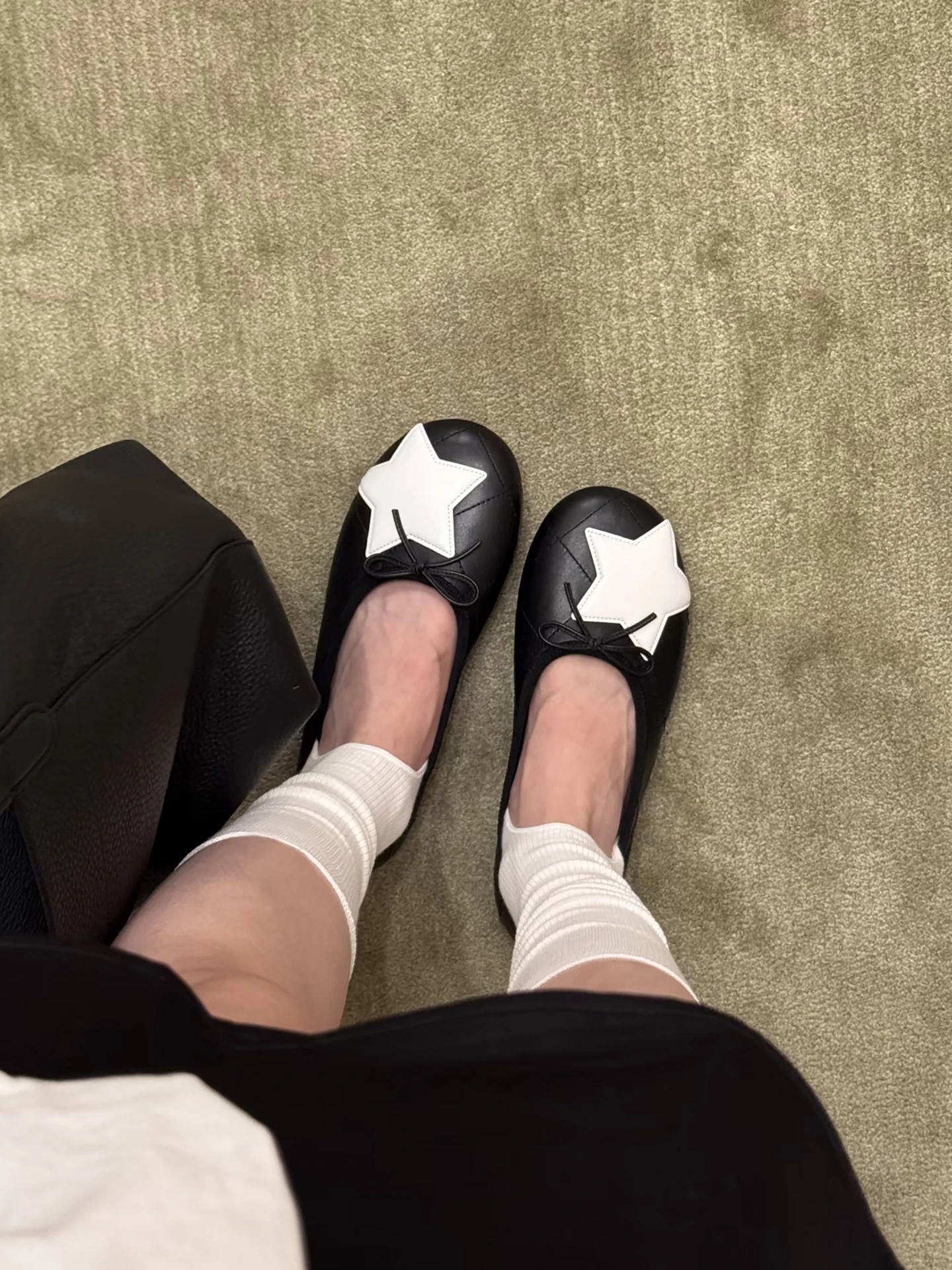korean-style-star-knot-ballet-flats-women's-spring-autumn-flat-round-toe-single-shoes-non-slip-rubber-sole-shoes