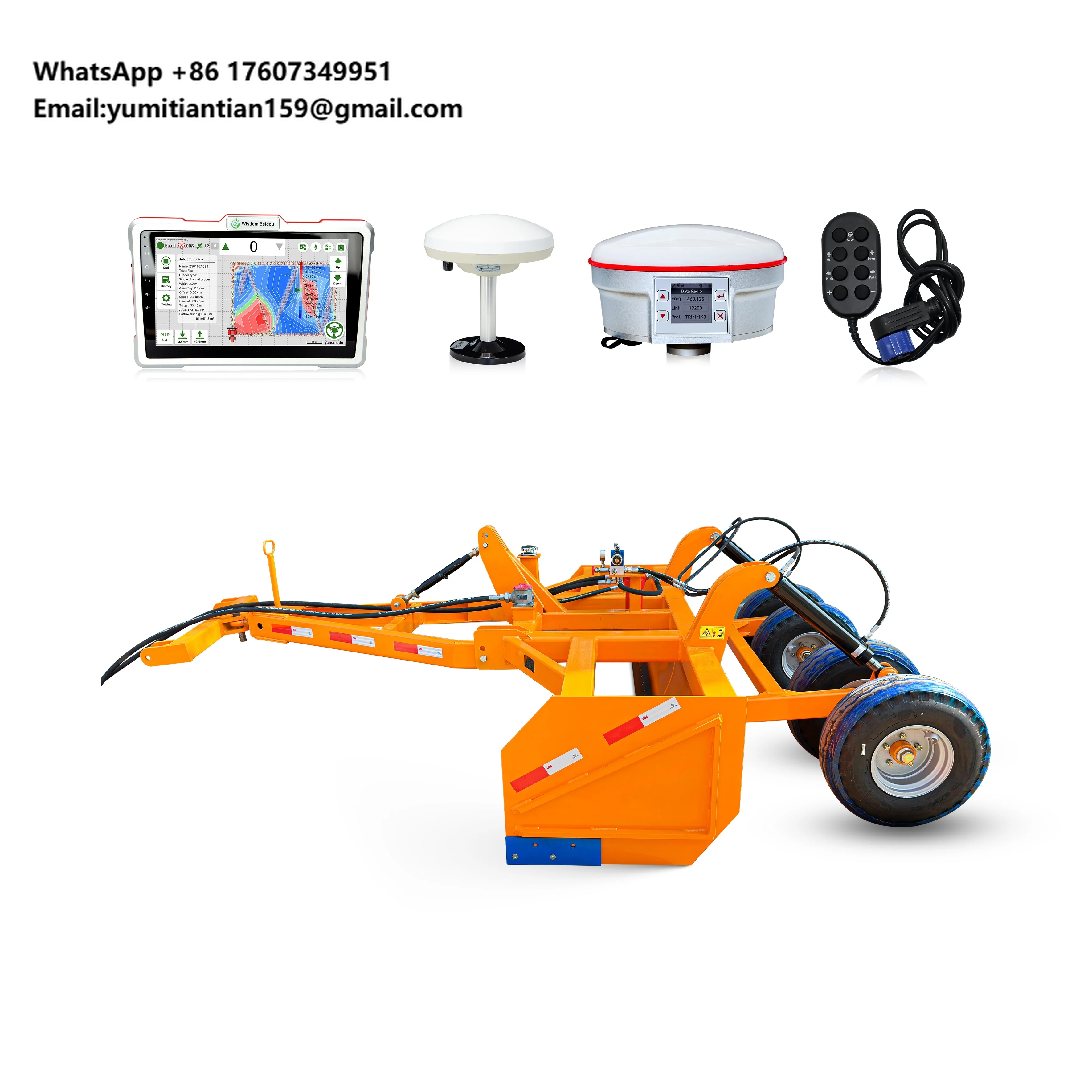 Precision Agriculture Tractor Implement Land Leveling Machine for Farmland Grading and Preparation