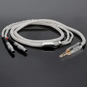 適用於 Focal Utopia Fidelity 全罩式耳機的 16 芯純銀耳機線,4 針 XLR 插頭 10 最佳銷售 純銀線纜 - №1