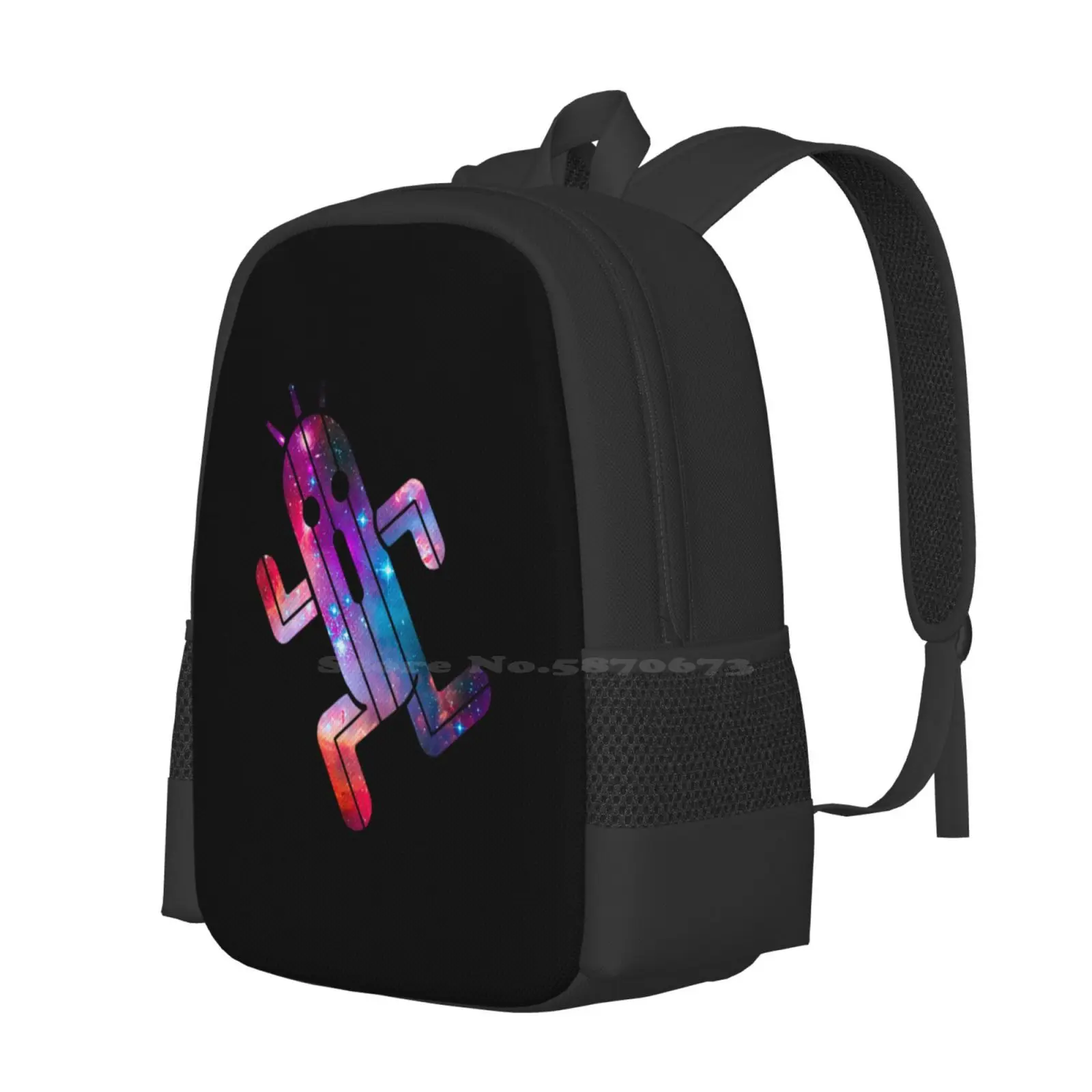 Final Fantasy Cactuar Galaxy Teen College Student Backpack Pattern Design Bags Final Fantasy 7 Cactus Final Fantasy Galaxy