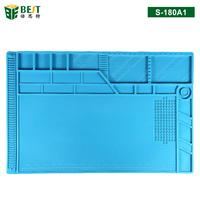 Heat Resistant Insulation Repair Pad Soft Silicon Work Pad Hot Air Gun Station Mat Mobile Phone BGA PCB Soldering Repair Tool