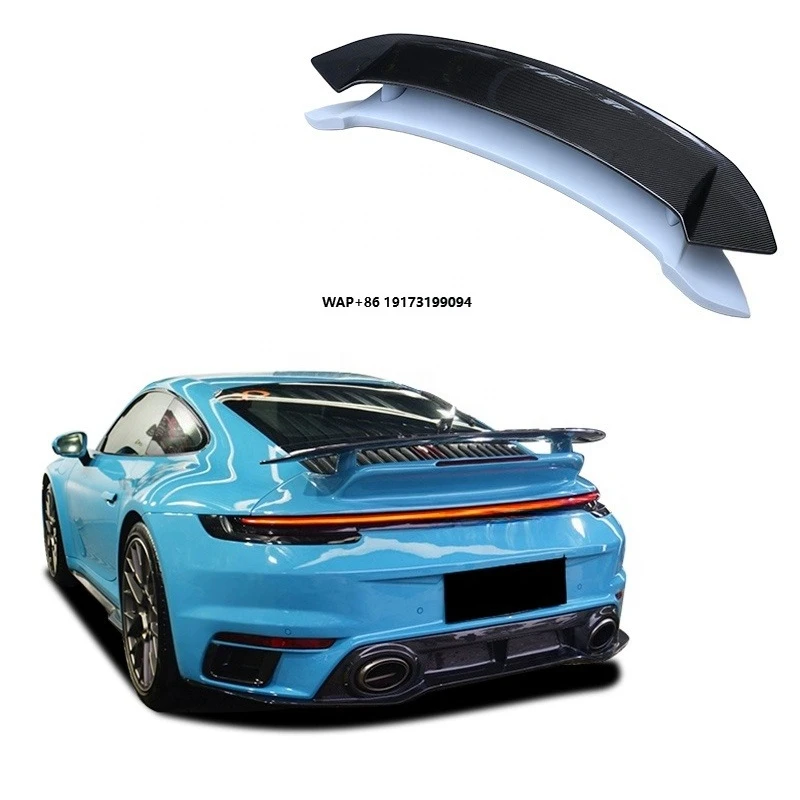 

For 911 992 Facelift Turbo S Carbon Fiber Rear Spoiler Tuning Wing