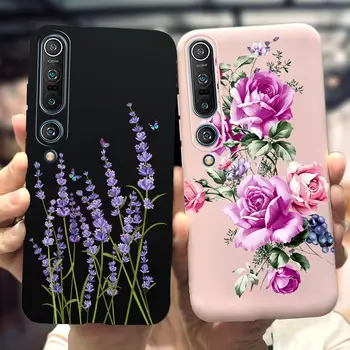 Silikonové pouzdro pro Xiaomi Mi 10 5G, stylové, tenké, s motivem květin, měkké, pro Xiaomi Mi 10 Pro 5G. 10 nejlepší prodej Pouzdro na telefon Xiaomi Mi 10 - №3