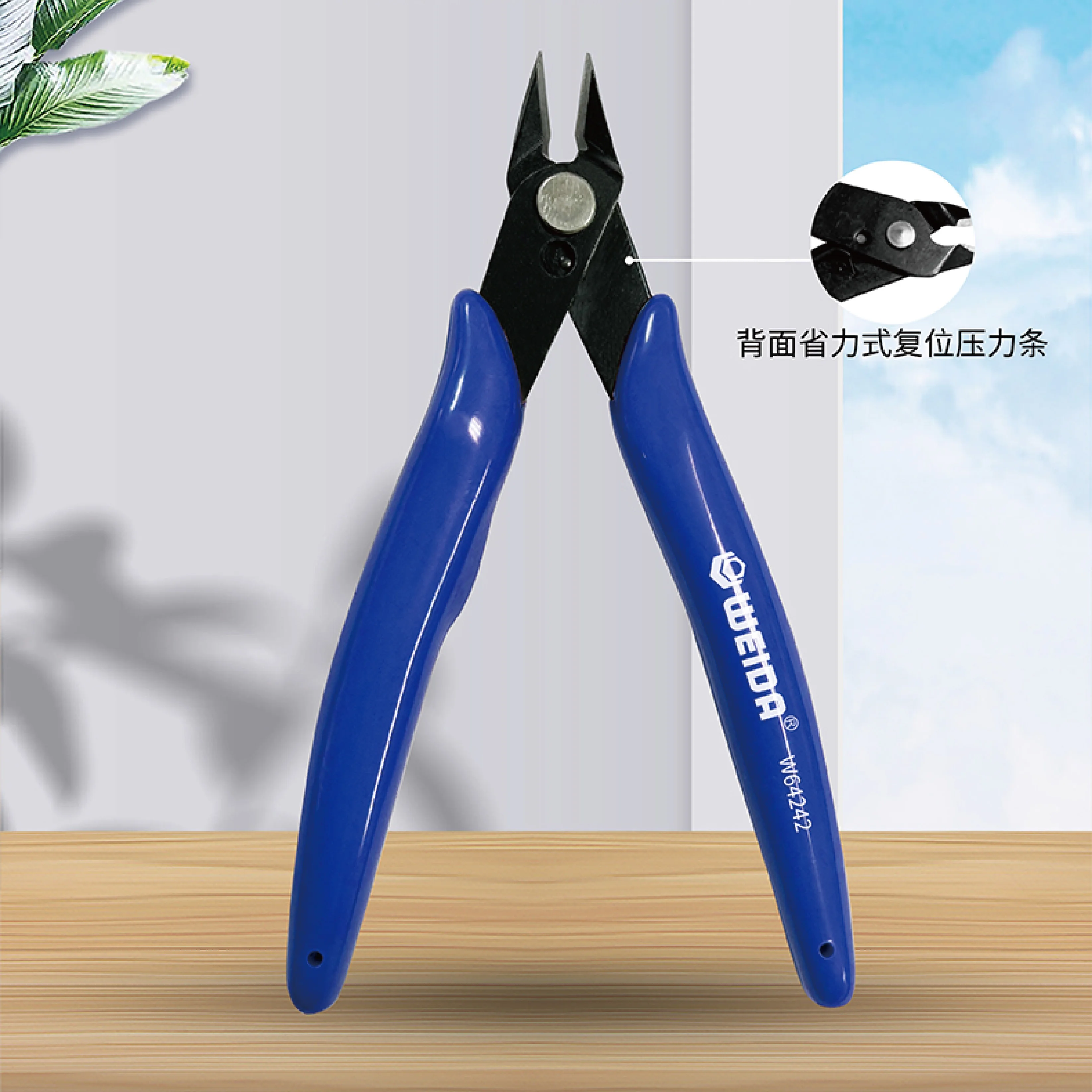 Durable Electrician Electronic Shears Diagonal Pliers Labor-Saving Electric Scissors Plastic Pliers for DIY Home Improvement