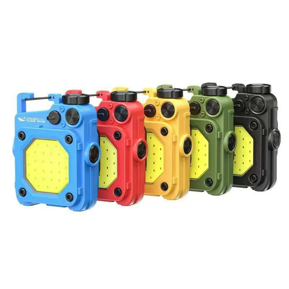 Ultra-Bright Mini Magnetic Keychain Flood Flashlight Multi-Gear Dimmable Portable Work Light for Outdoor Camping&Daily Lighting