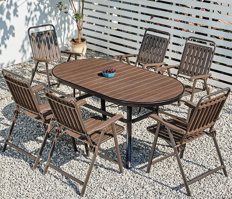 

Outdoor table and chair courtyard garden leisure table and chair combination villa garden outdoor