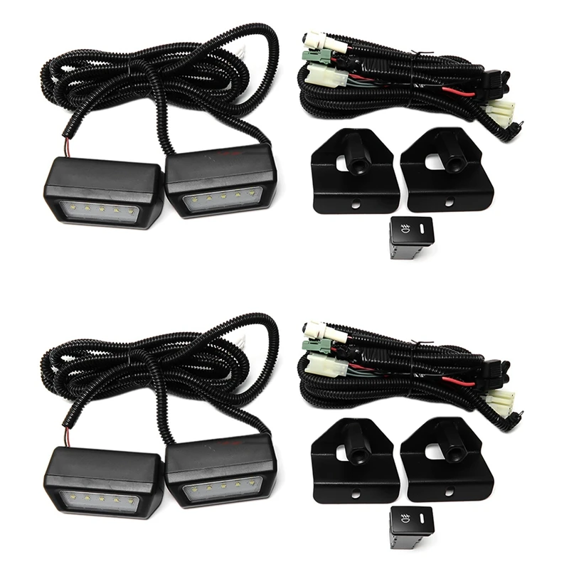 4X Car LED Roof Work Light Trunk Lamp For Toyota Land Cruiser Pick Up Hilux LC70 LC71 LC76 LC77 LC79 Accessories