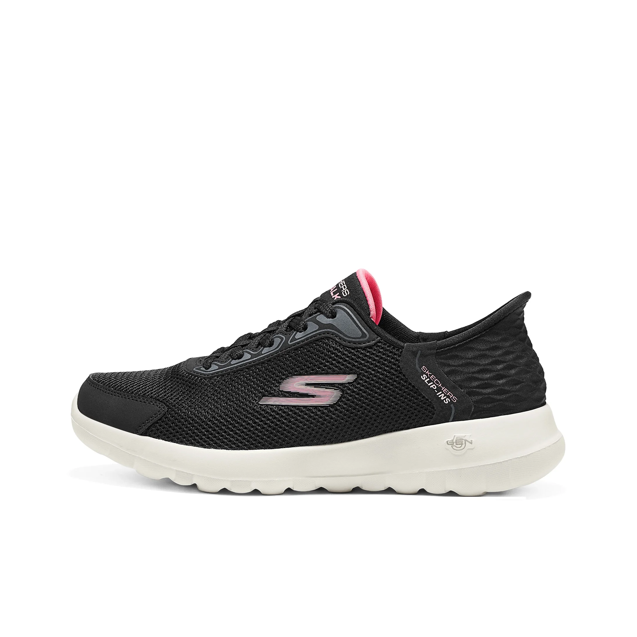 Skechers GO WALK Cushioning Low top Walking Shoes Women's 125721-BKPK