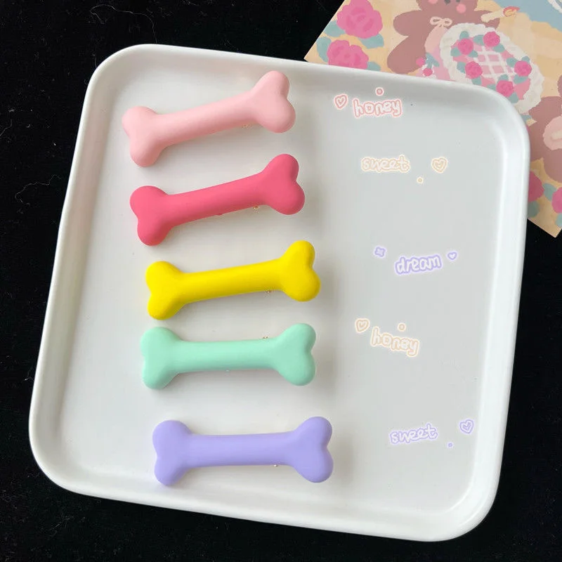 New Bone Shaped Pet Hair Clips Hair Pins Cute Cat Dog Girl Barrettes Pet Hair Accessories Hot Sale Dog Grooming Products