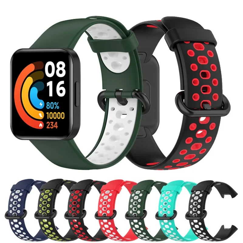 

Strap For Xiaomi Redmi Watch 2 Lite band Watchband Replacement sport Silicone Correa Bracelet XiaoMi Mi Watch 2 Poco Strap