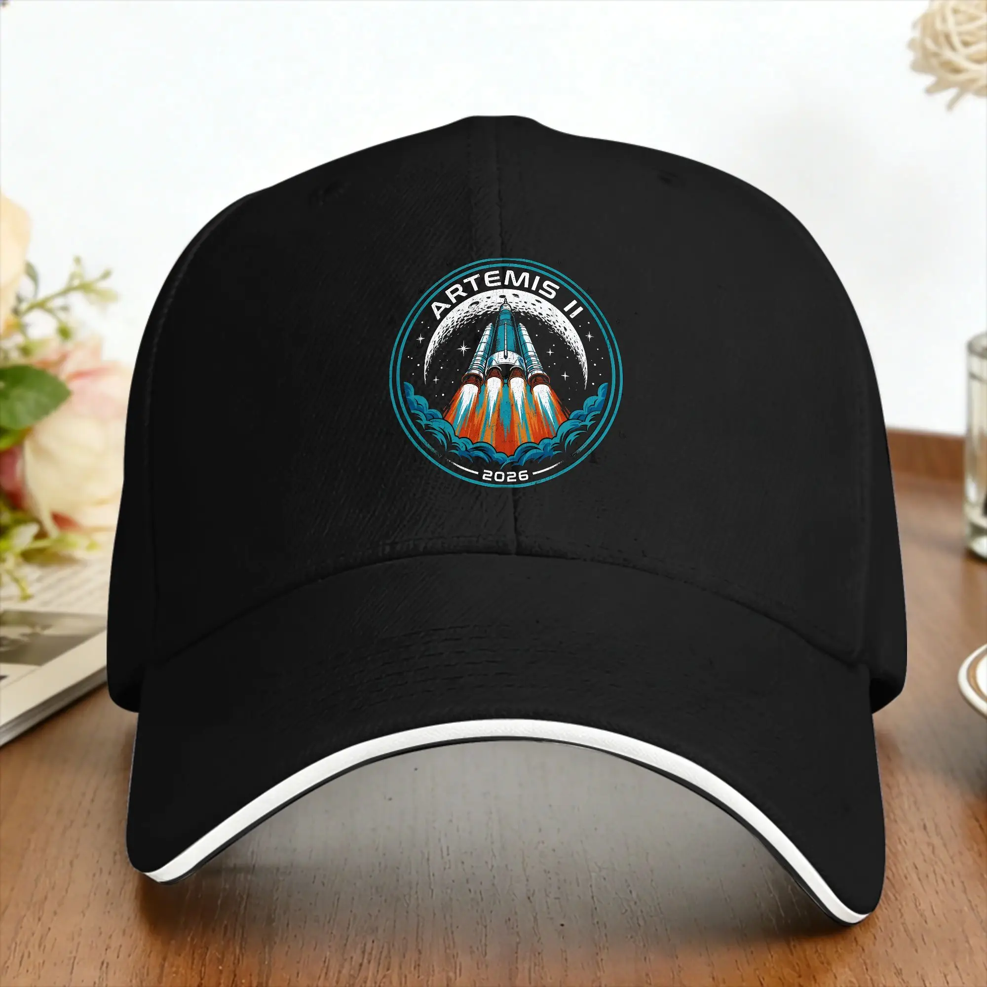 Artemis 2 Space  Baseball Cap  Outdoor Sports Sun Hip Hop Hats Street Style Baseball Caps