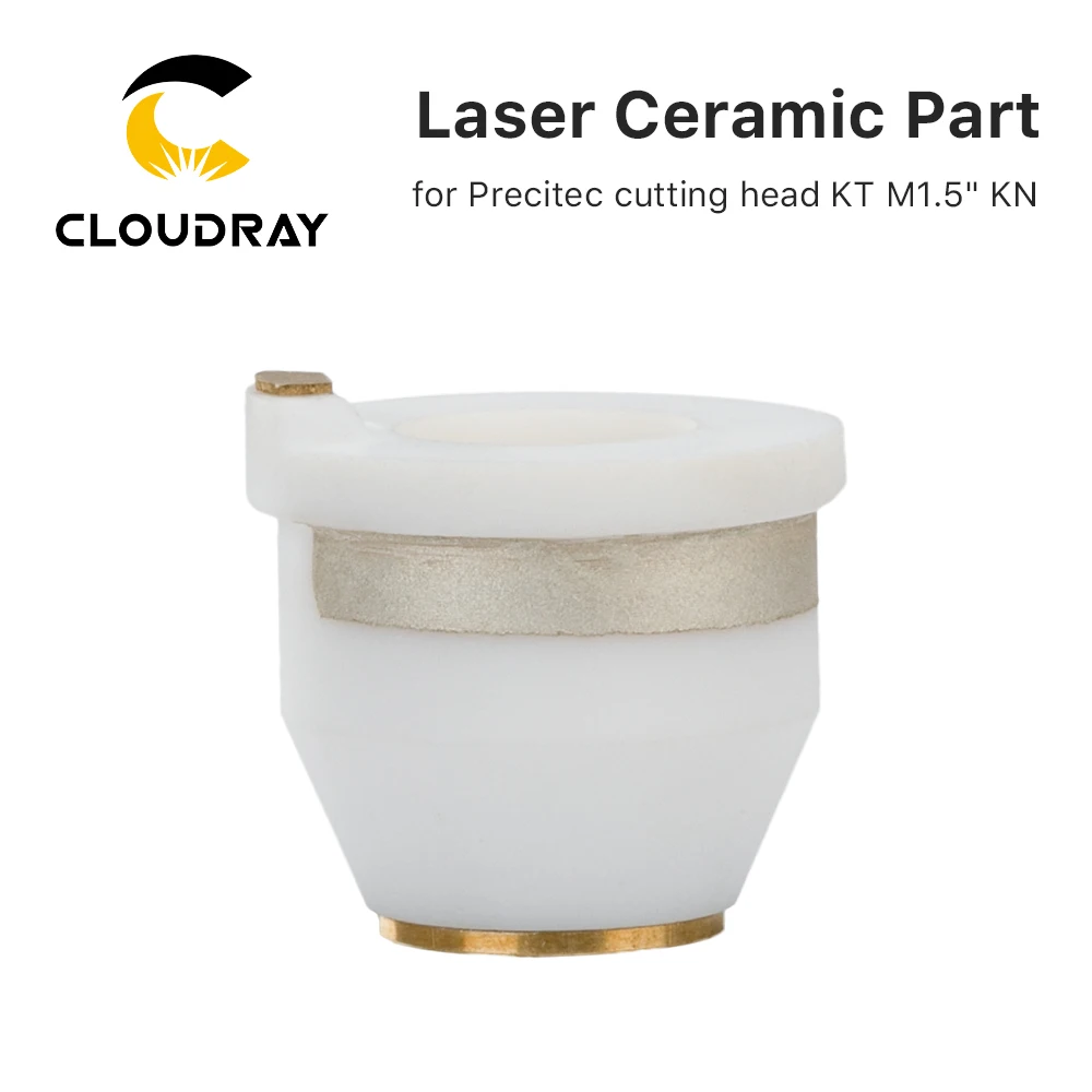 Imagem -02 - Cloudray-pt 3d Laser Suporte de Bico de Cerâmica Proteção m6 Thread Dia 17.1 mm 14 mm Precitec Cabeça Part