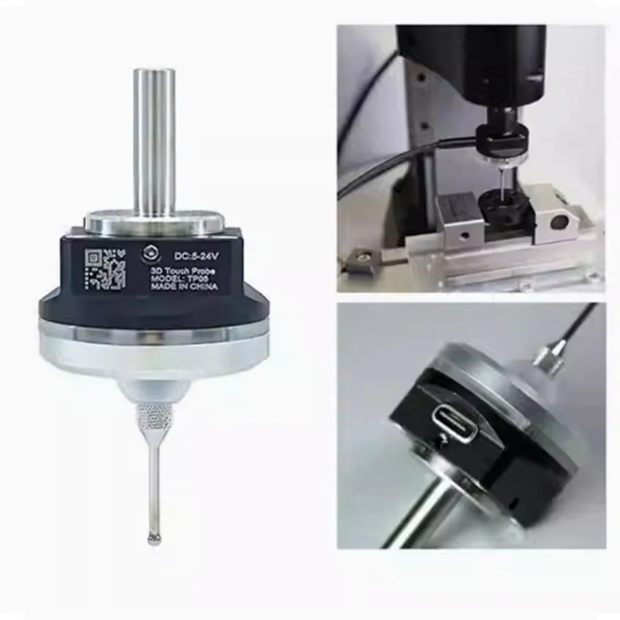 

V6 anti roll 3D Touch Probe, edge finder, precision CNC probe compatible with mach3 and grbl