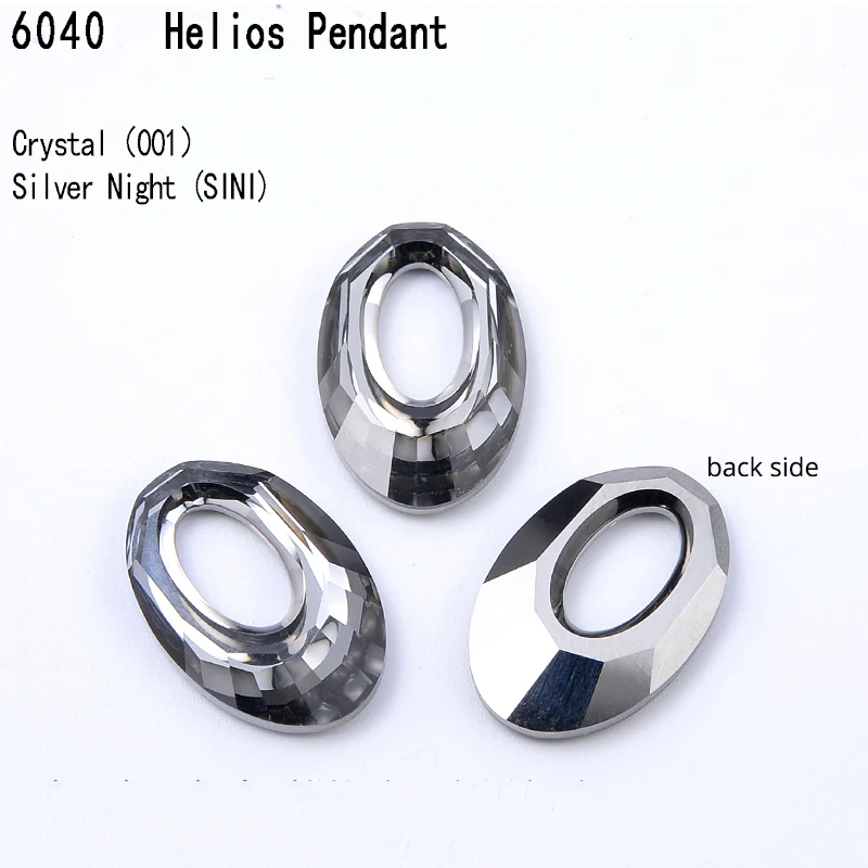 (1 Piece) Original Crystal from Austria 6040 Helios Pendant Beads Rhinestone DIY Necklace Earrings Jewelry Making