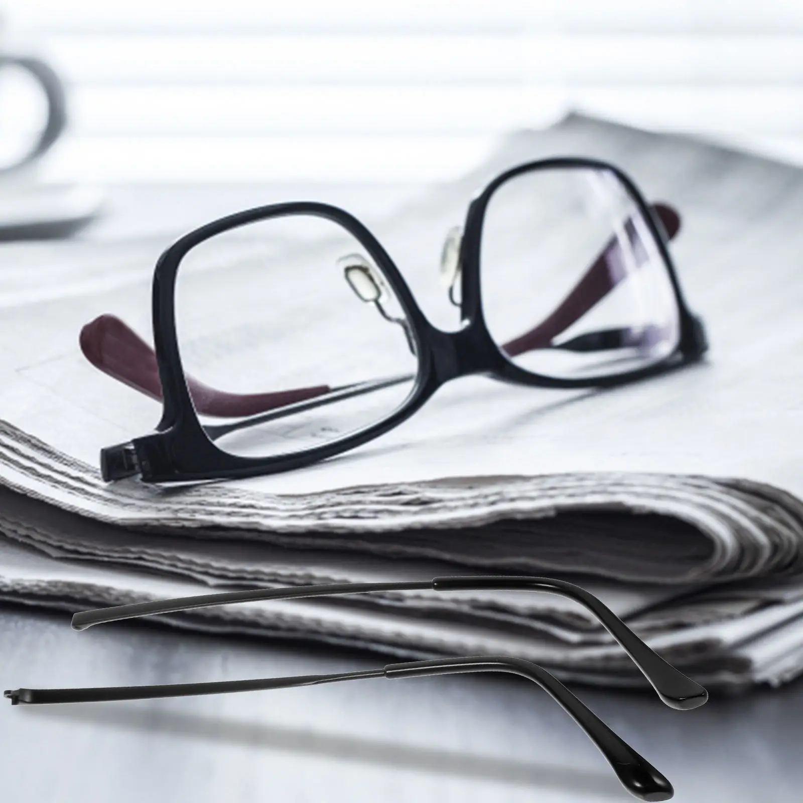 

1Pair Strong Metal Eyeglass Replacement Temple Arms Universal Glasses Repair Kit for Sunglasses Reading Myopia Frames