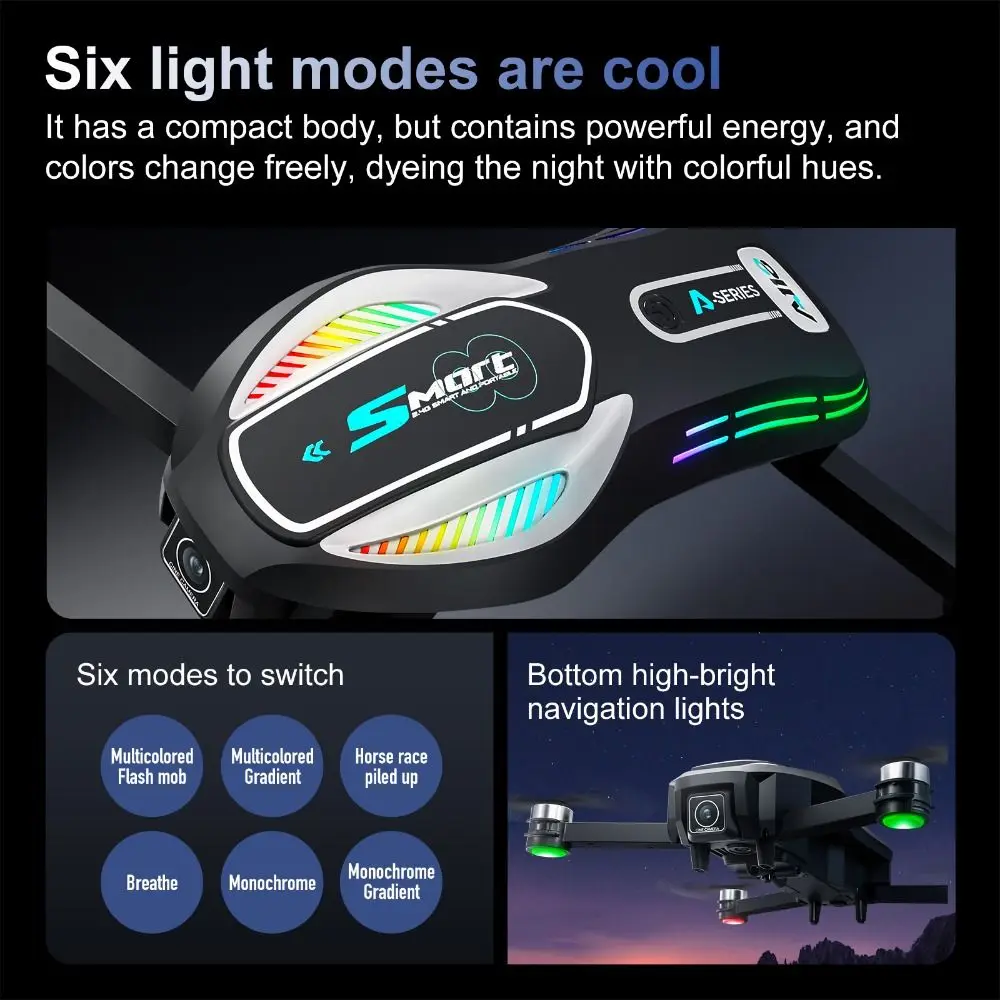 High Quality 8K Dual Camera HD A118 with Protective Cover Black/Grey Screen Screen Equipped Professional Aerial Photography