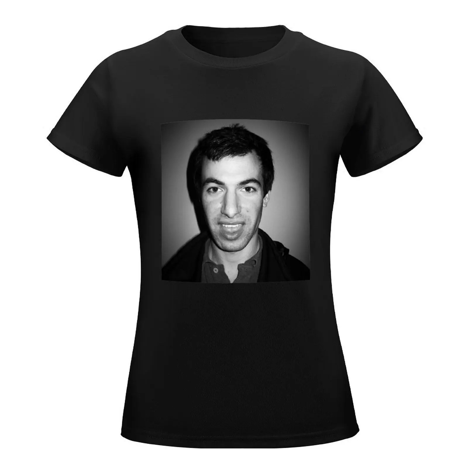 Nathan Fielder. T-Shirt oversized anime clothes Summer Women's clothing