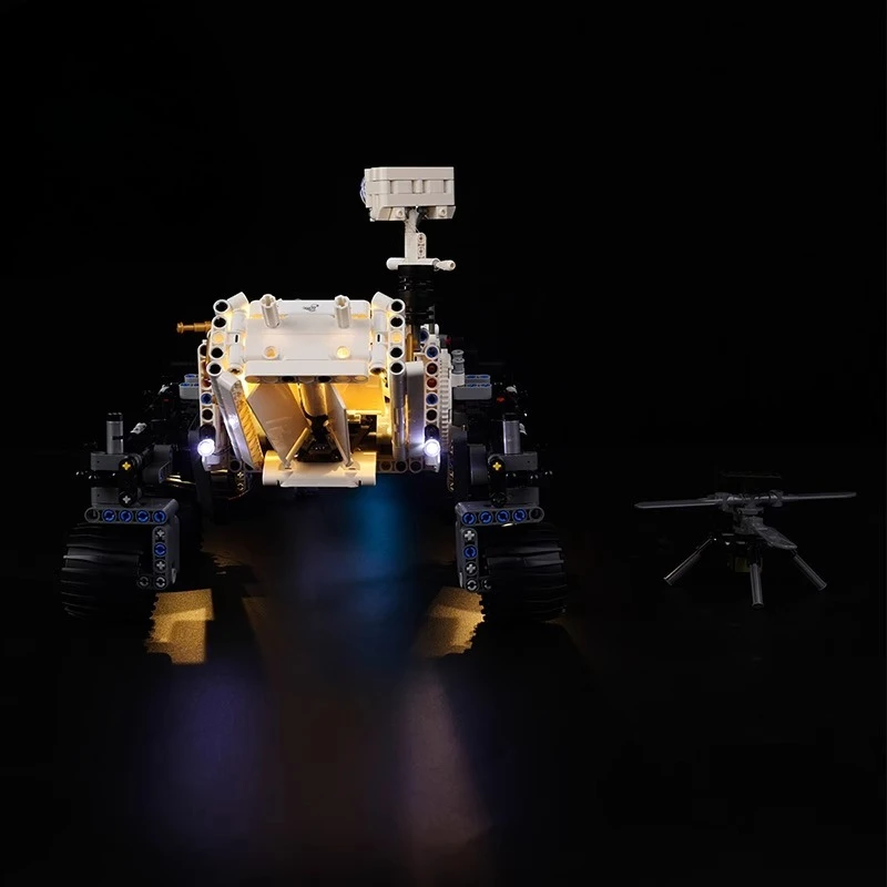 レゴテクニック NASA 火星探査機パーセバランス 42158 に適した LED 照明セット (ビルディングブロックは含まれません)