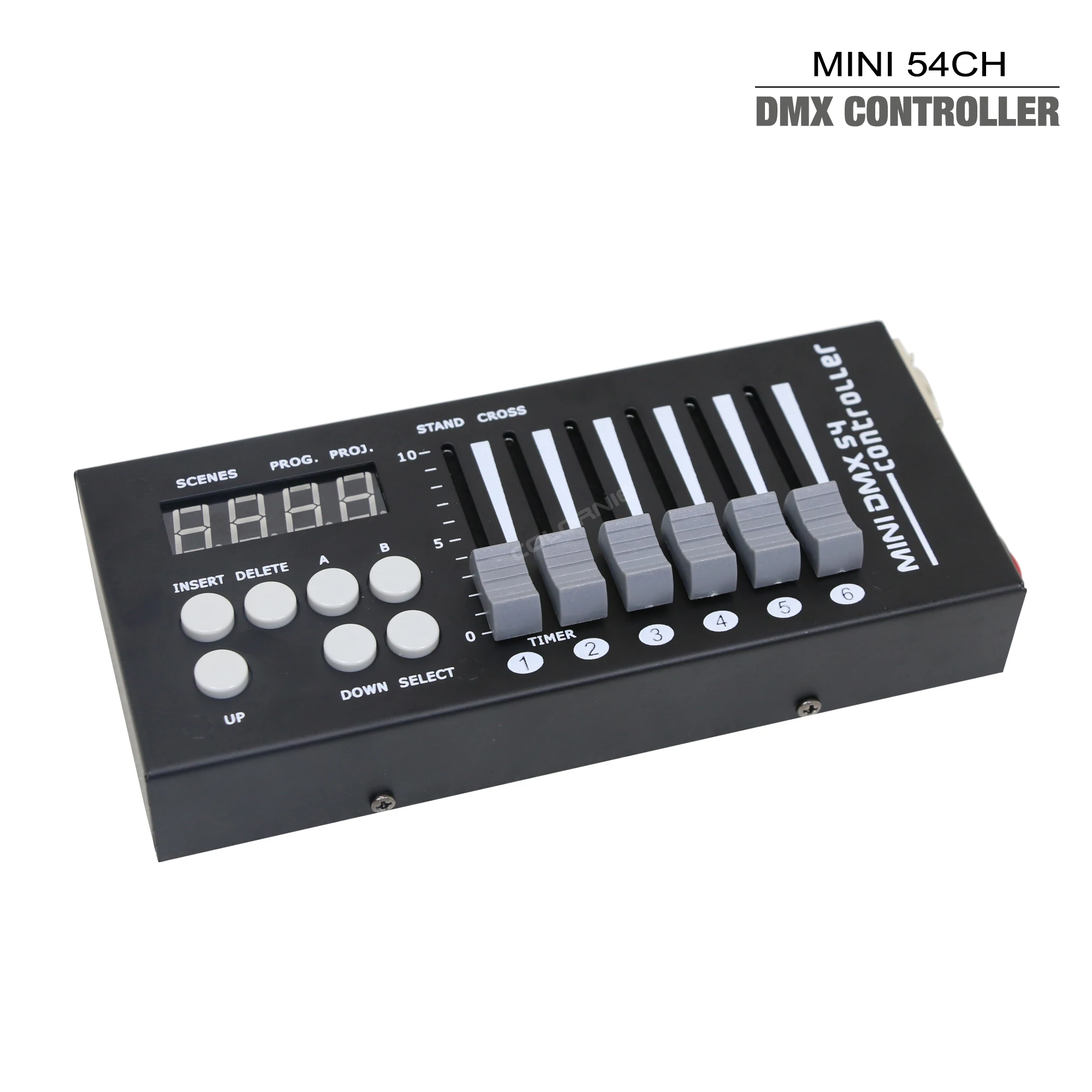 Imagem -04 - Mini Dmx Controllre com Programas Faders por Páginas Dmx Stage Lighting Console