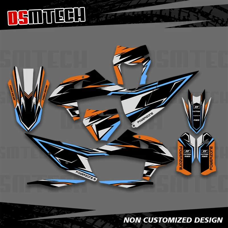 

DSMTECH для KTM SX SXF XC XCF 250 300 350 450 2019 2020 2021 2022 EXC EXCF XCW 2020 2021 2022 2023 Графические наклейки Наклейки 001