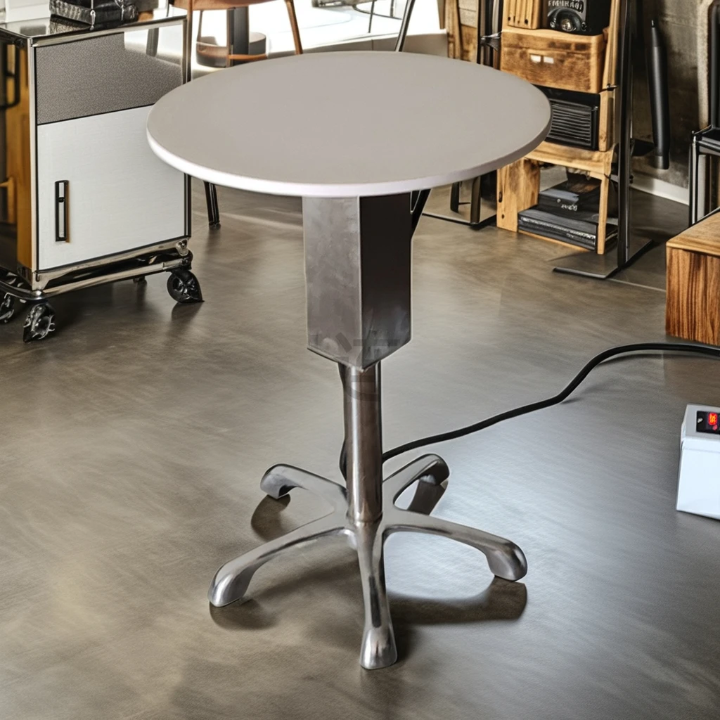 Electric painting turntable platform steel substrate with electroplated coating core motor parts