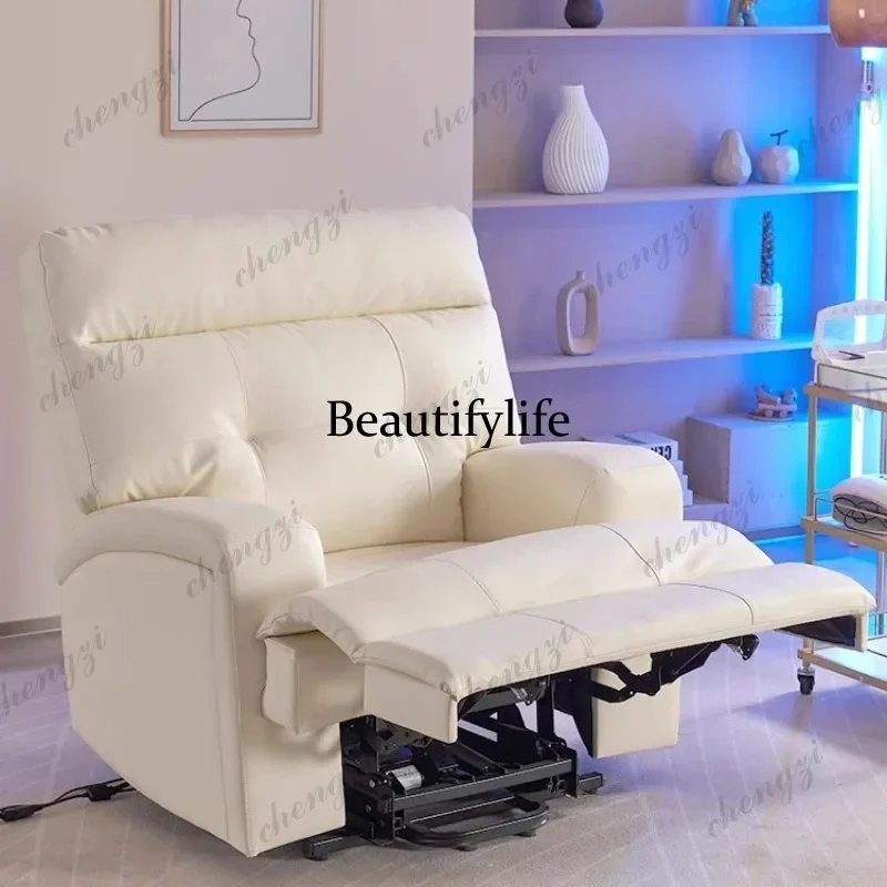 F150 Simple Modern Manicure Table Eyelash Extension Sofa Adjustable Lounge Chair Manicure Table Comfort Beauty Furniture