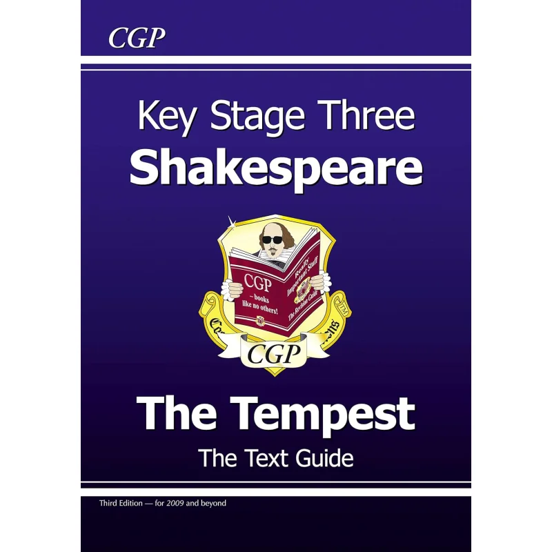 

KS3 English Shakespeare Text Guide The Tempest CGP BOOKS Coordination Group Publications 9781847621511 Book