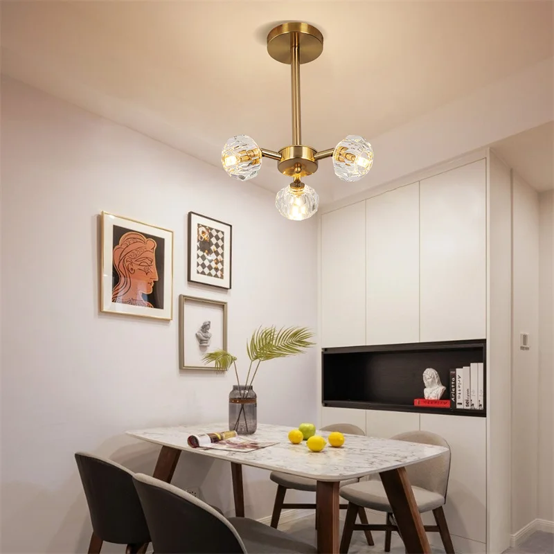 Modern Crystal Sconce Lamp G9 Wall Sconce Aisle Door Front Lights Sleeping Copper Wall Lights Bedside Lamp For Bedroom Fixtures