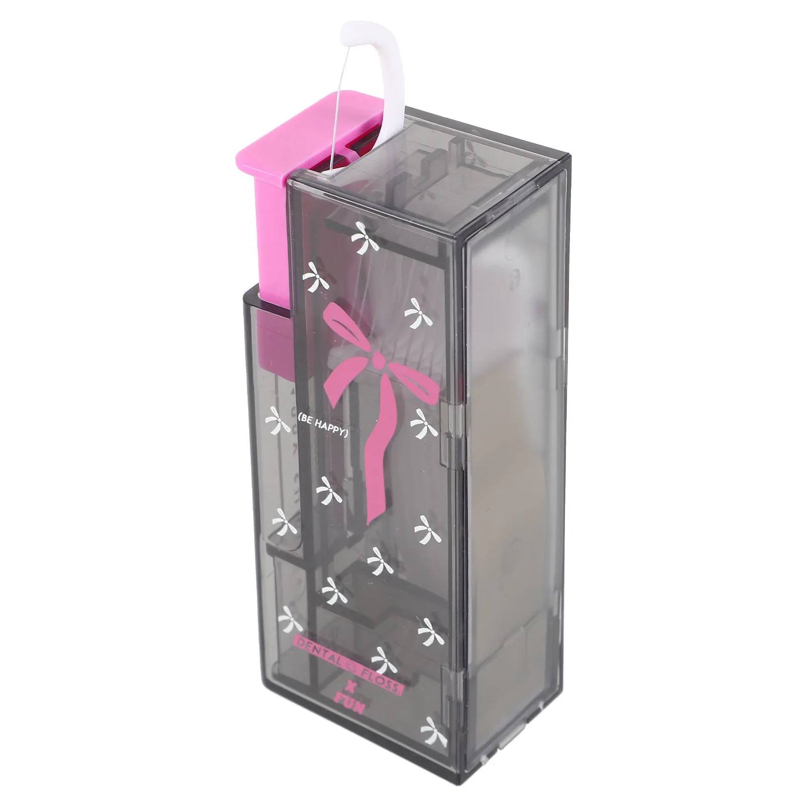 

1 коробка компактных зубных нитей для путешествий, портативный органайзер для зубных принадлежностей, эффективно очищает труднодоступные места, освежает дыхание