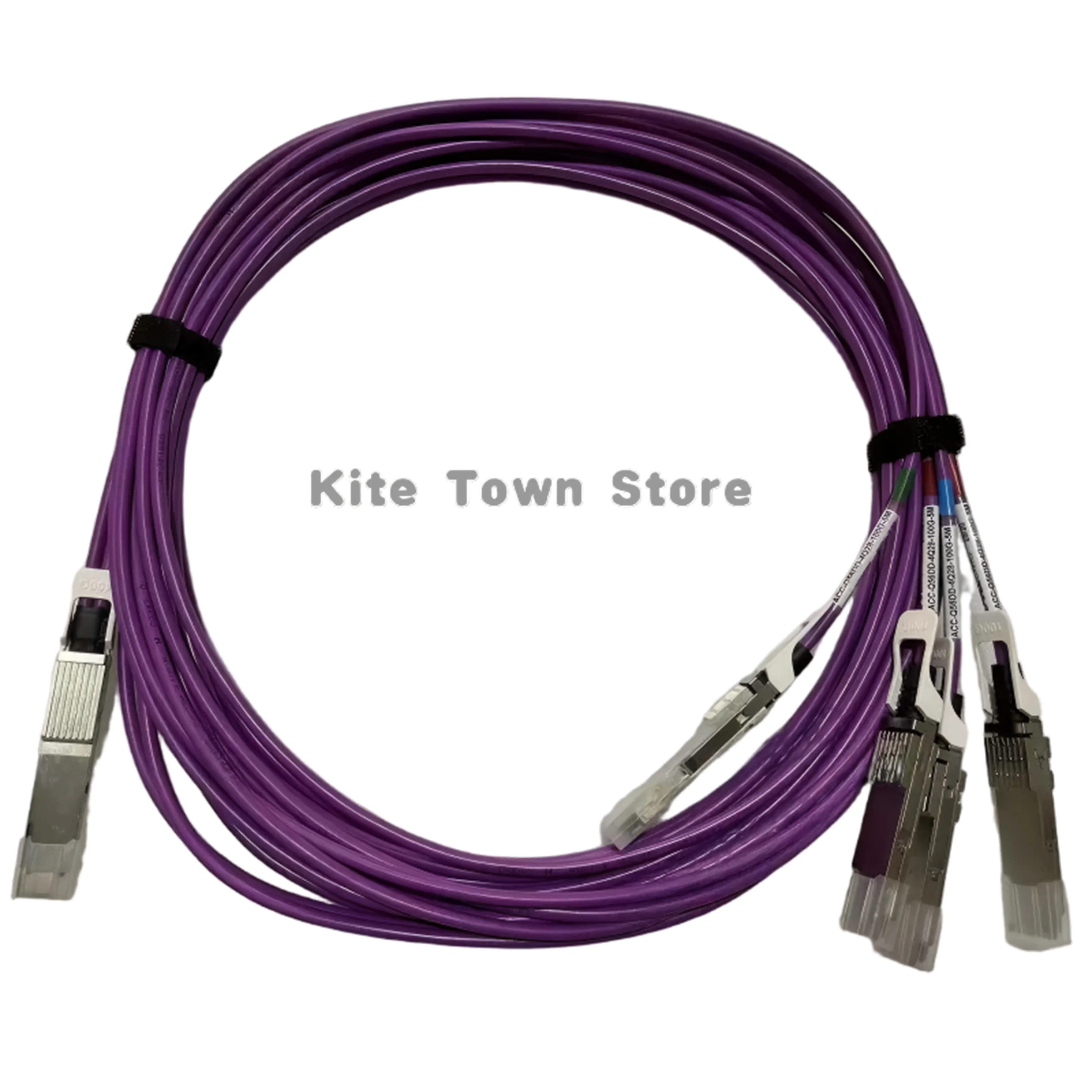 New 5 Meter/16.4ft QSFP56-DD 400GbE to 4×QSFP28 100Gb Active Copper Cable ACC for Dell Poweredge C0TP5