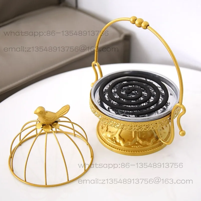 

European Mosquito Coil Tray Holder, Safety Belt Cover, Creative Portable Mosquito Coil Box, Multi-functional Mosquito Coil Rack