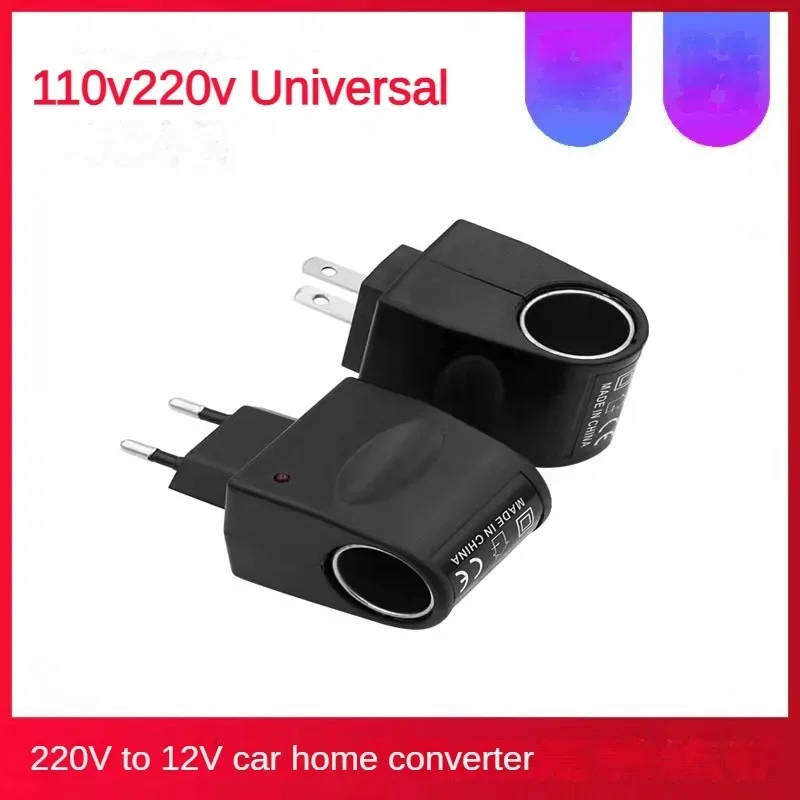 Car Cigarette Lighter Adapter AC 220V To DC 12V EU US Plug Converter Wall Power Socket Plug Adapter Auto Converter Car Accessory