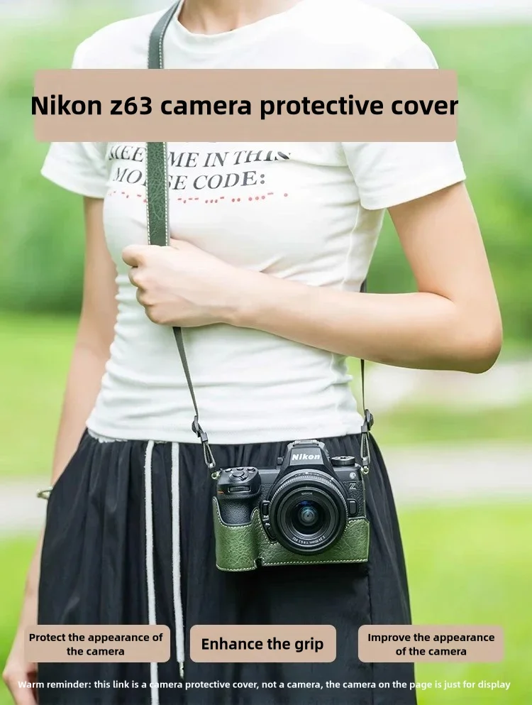 

Nikon Z6 third generation protective case Z63 camera bag handle z6III leather sheath protective shell