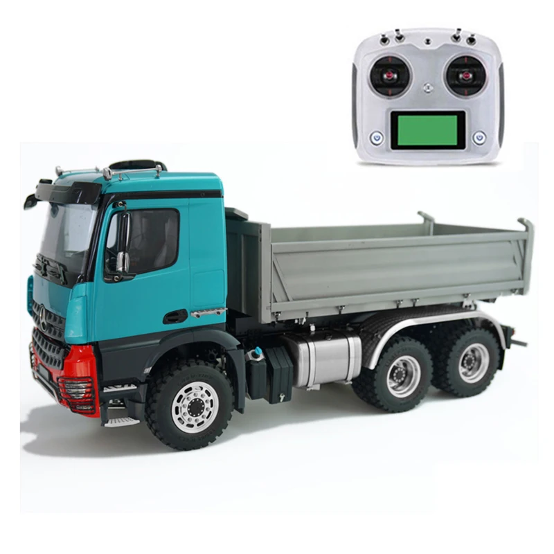 1/14 6X6 RC Hydraulic Three-way Dump Truck Model 3348 Full Drive High Torque Dump Truck Model Toy