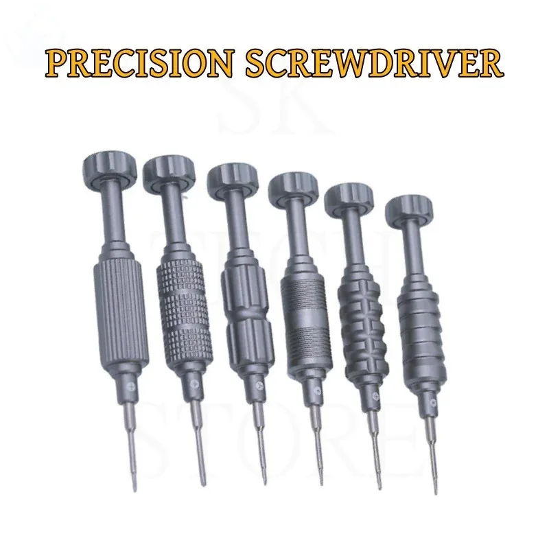 6 in 1 High Precision Screwdriver Kit Pentalobe Phillips Torx T2 Y0.6 2.5 Convex Cross for iPhone Repair Watch Camera Open Tool