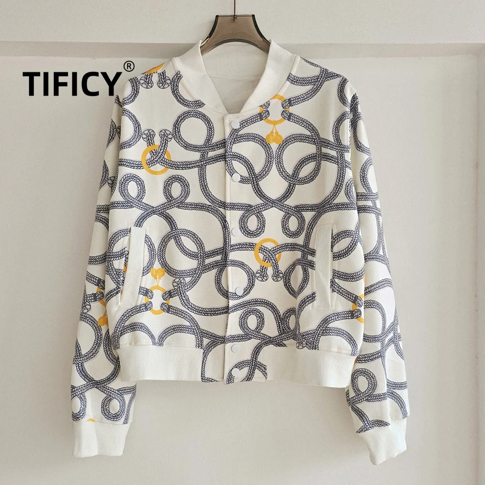 High-Street-Strickpullover, Cardigan mit französischen Knoten, leichter Stehkragen, kurze, lässige, hochwertige Baseballjacke, Pullover, Oberteil