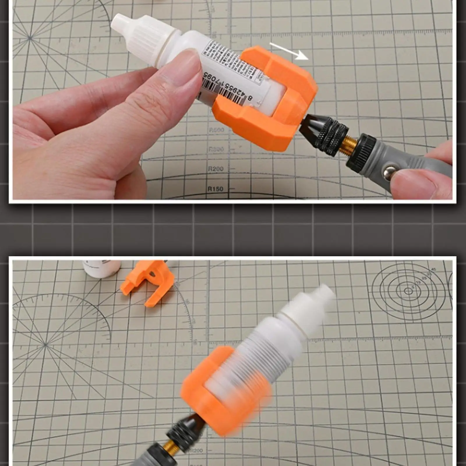 2 Pieces Paint Shaker Fixing Clamp Hobby Tool Spare Parts Paint Mixer Tool